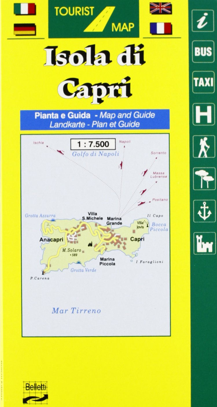 Isola di Capri 1:50.000 (Carte turistiche) Leisure, Home & Garden
