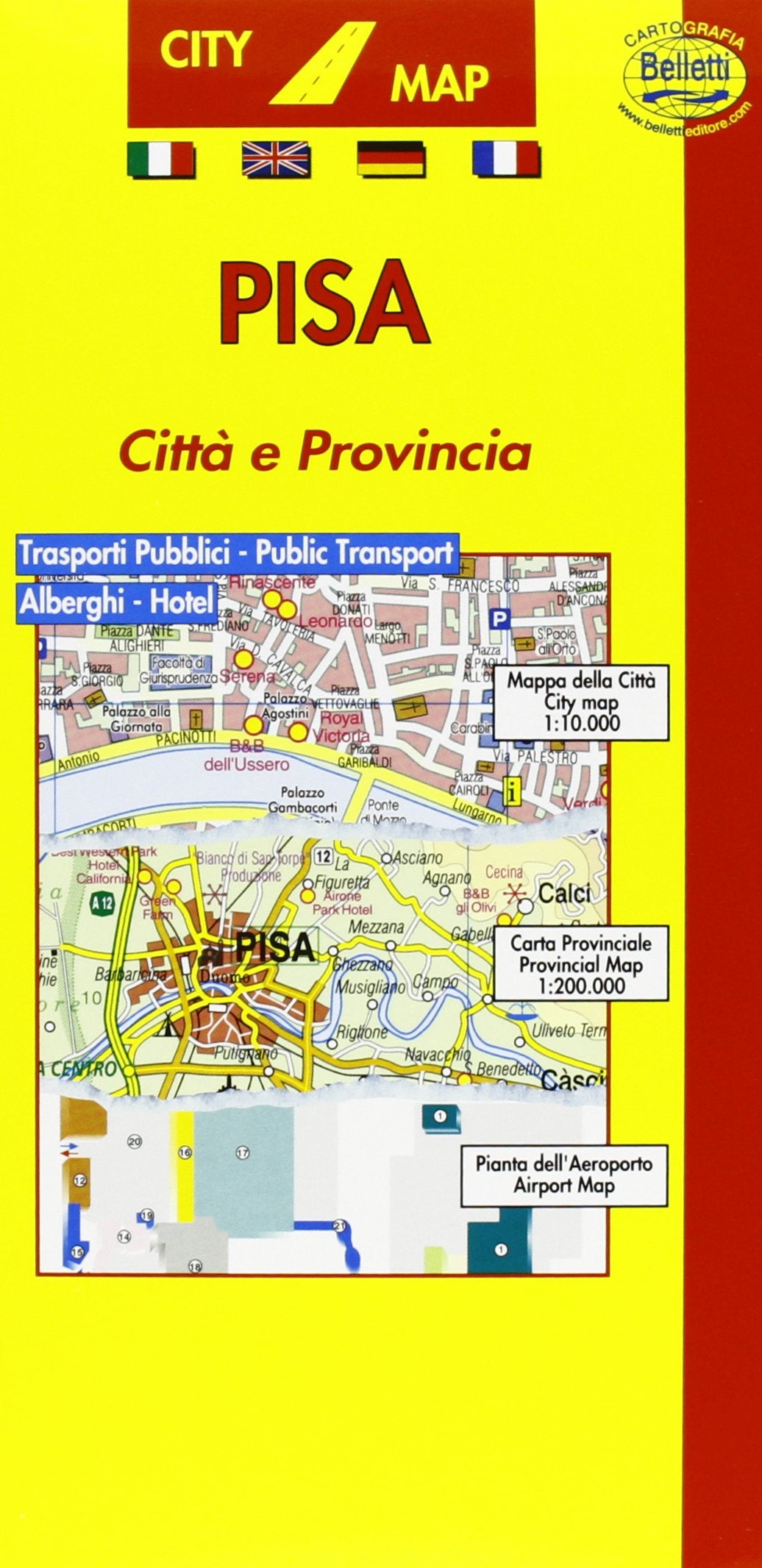 Pisa 1:9.000 (Piante di città. City map) Leisure, Home & Garden