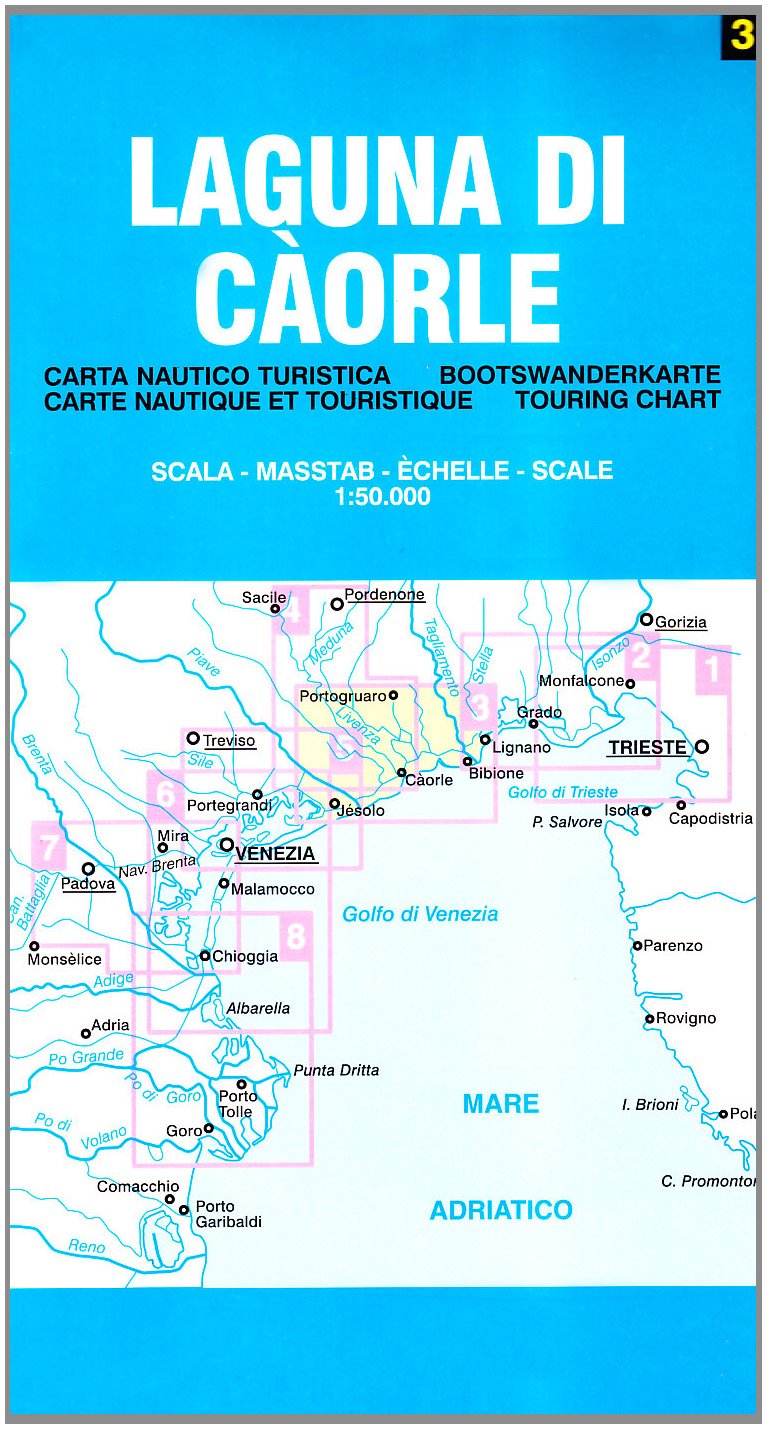 Laguna di Càorle 1:50.000 (Carte nautico-turistiche) Leisure, Home & Garden