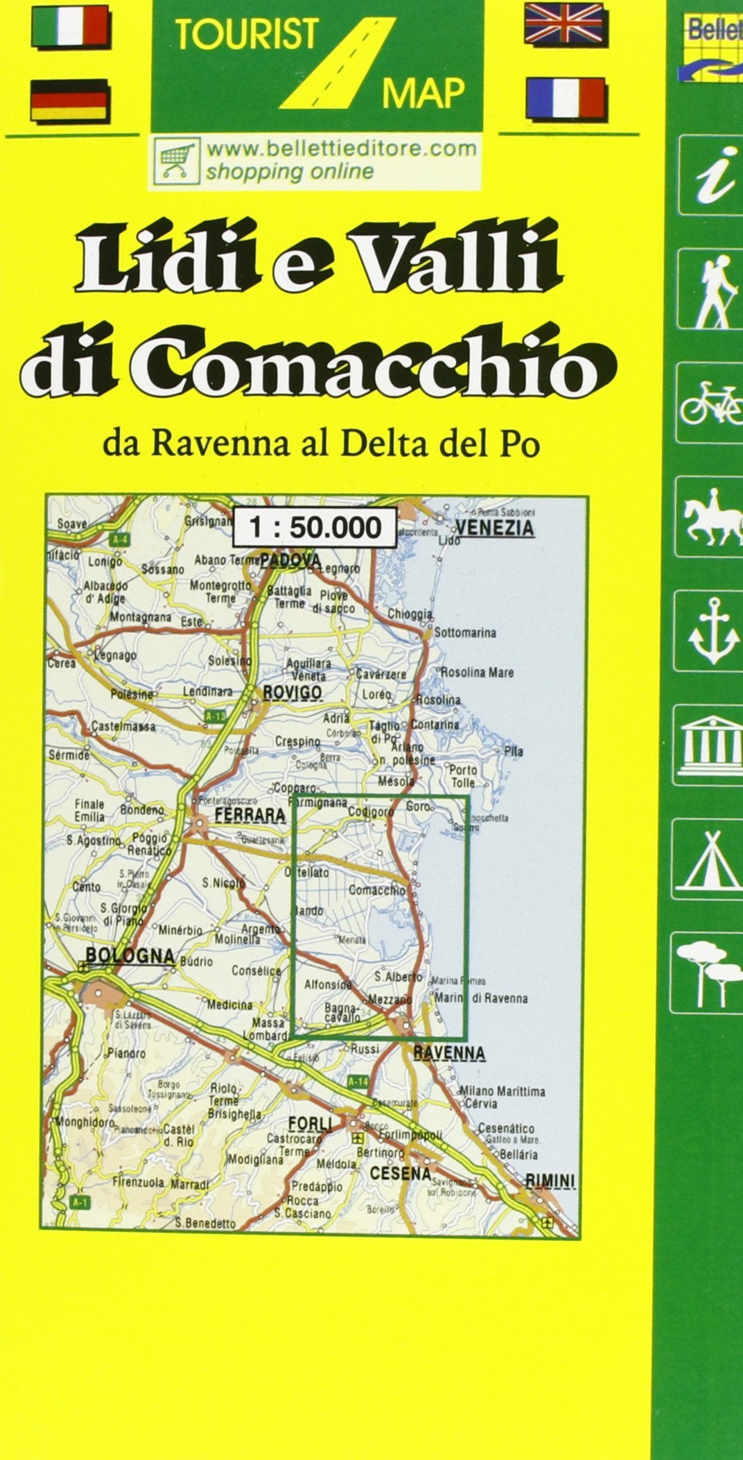 Lidi e valli di Comacchio 1:50.000 book