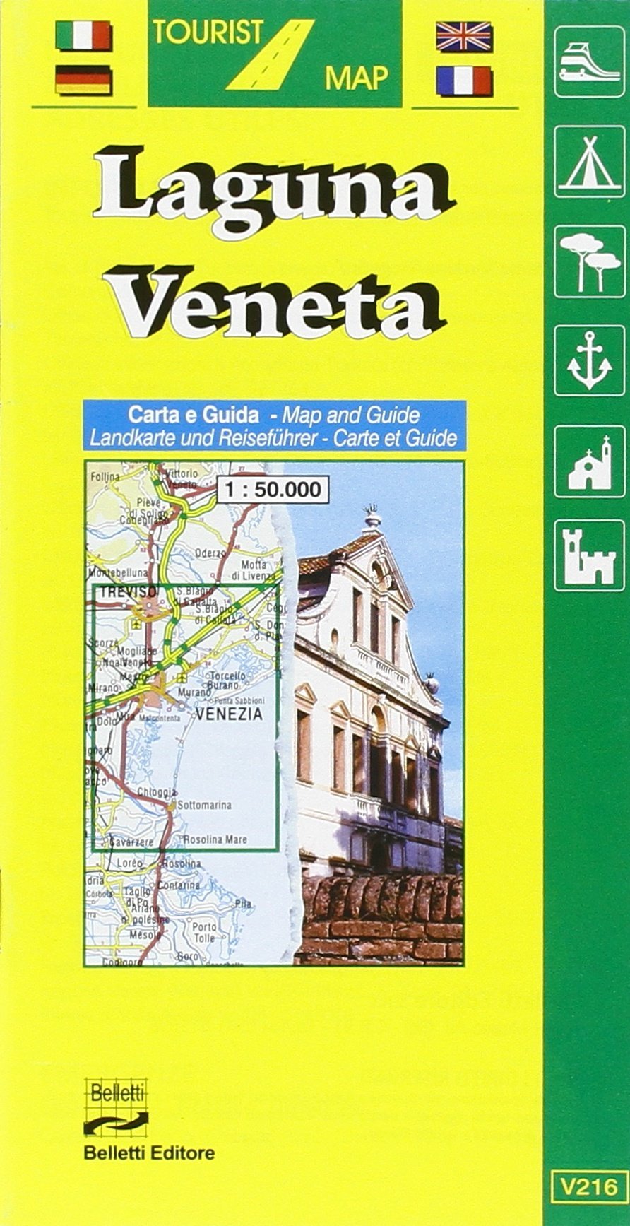 Laguna veneta 1:50.000 (Carte turistiche) Leisure, Home & Garden