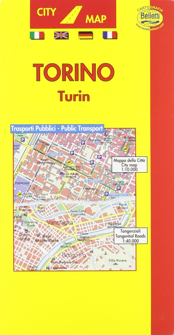 Torino. Con trasporti pubblici 1:10.000 Leisure, Home & Garden