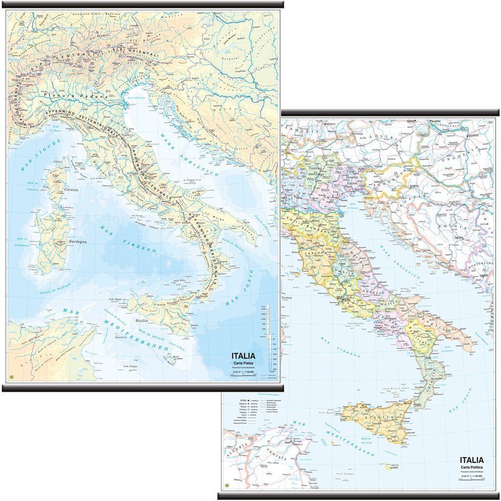 Italia scolastica (fisico-politica) 1:1.125.000 book