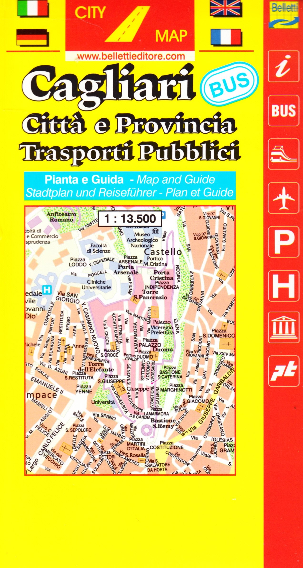 Cagliari. Città e provincia 1:13.500/1:250.000 Leisure, Home & Garden