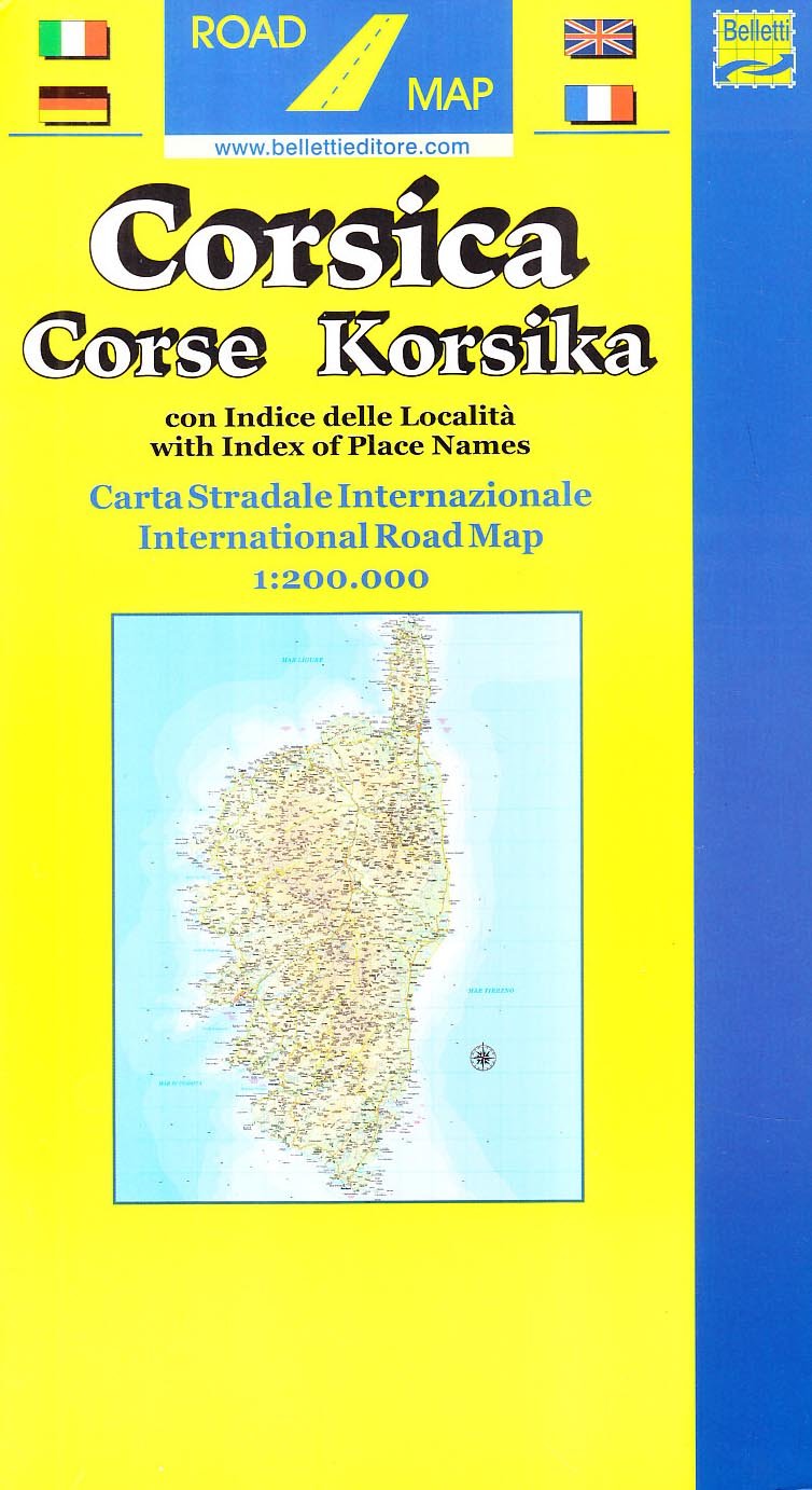 Corsica 1:200.000 (Road map) Leisure, Home & Garden