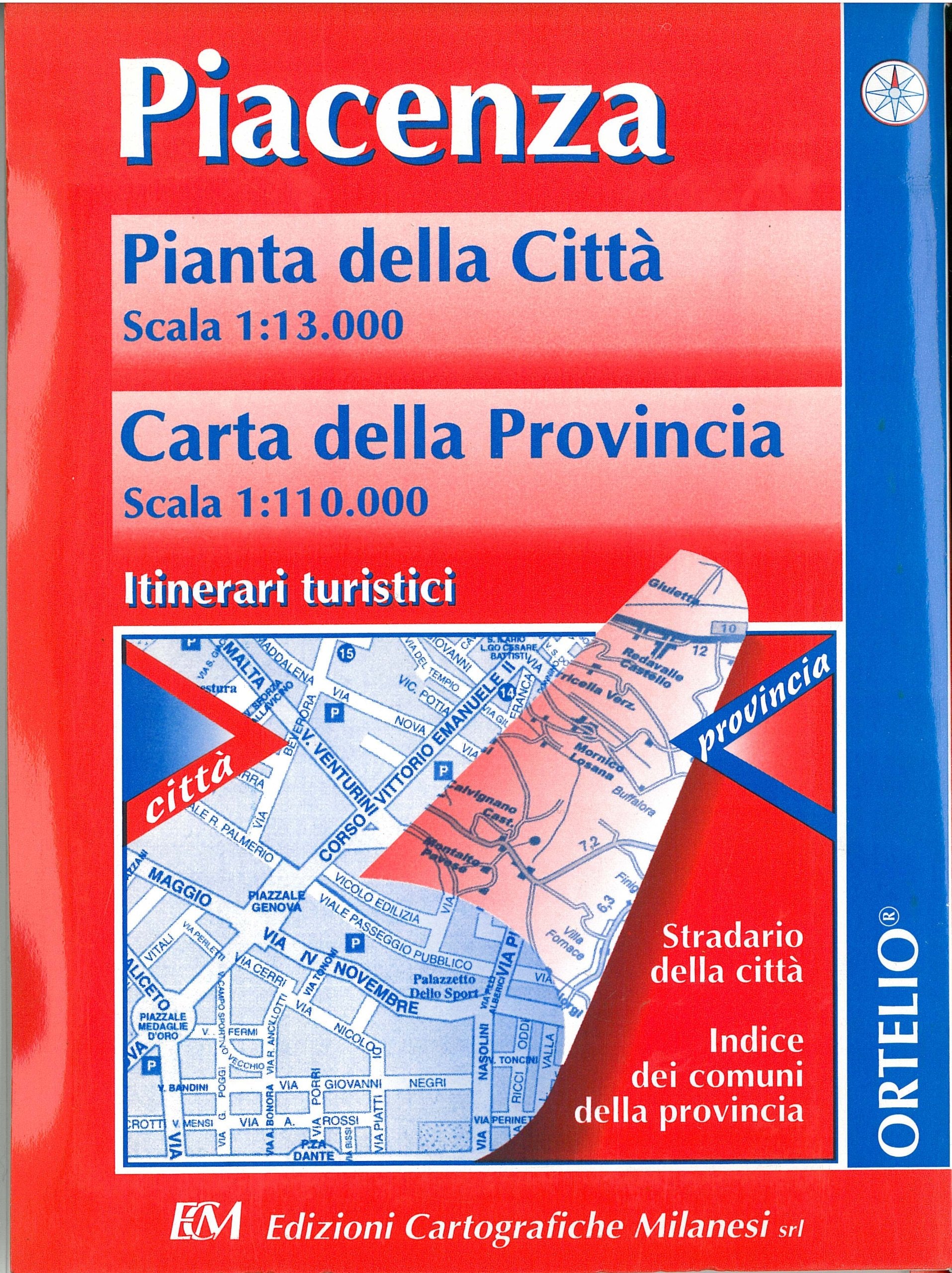 Piacenza. Pianta della città 1:13.000. Carta della provincia 1:110.000 (Italia carta guida alle sue strade) Leisure, Home & Garden