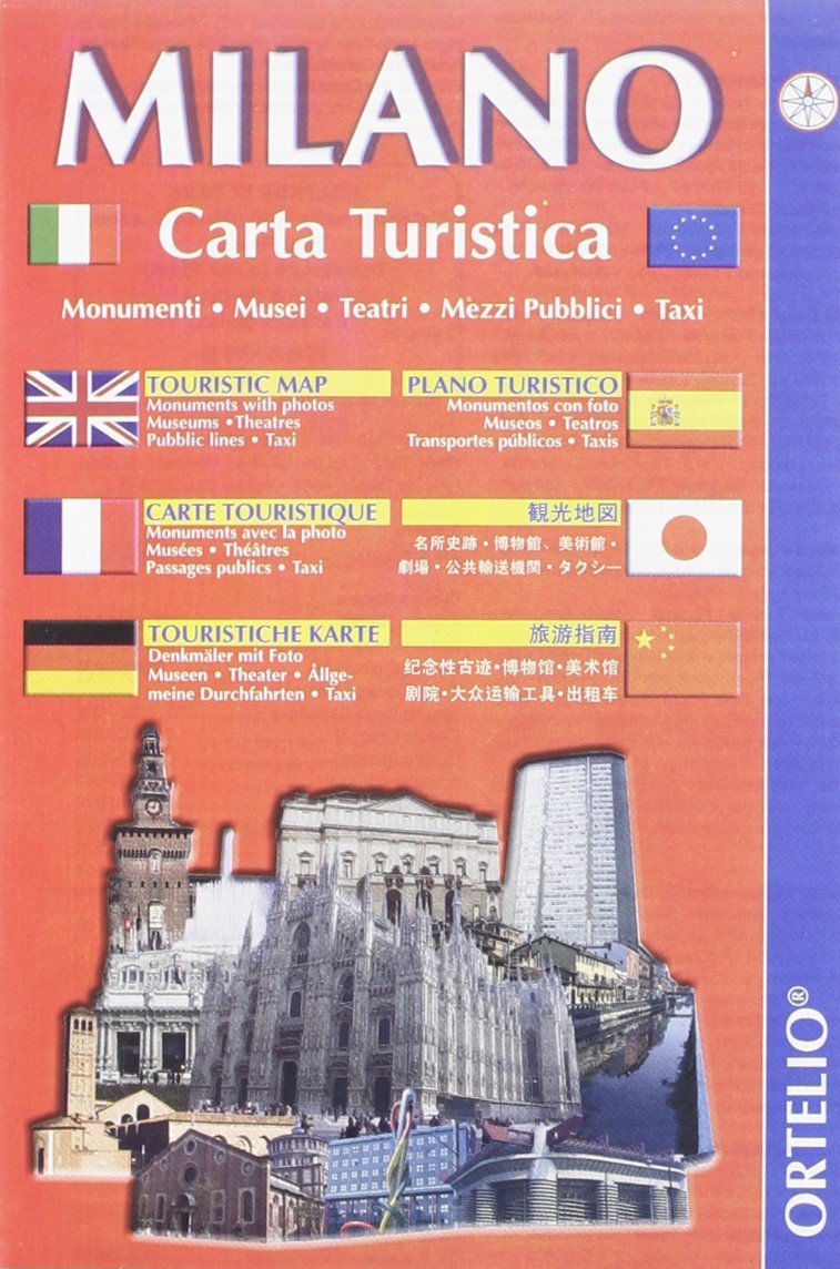 Milano. Pianta turistica della città 1:12.000 (Italia carta guida alle sue strade) Leisure, Home & Garden