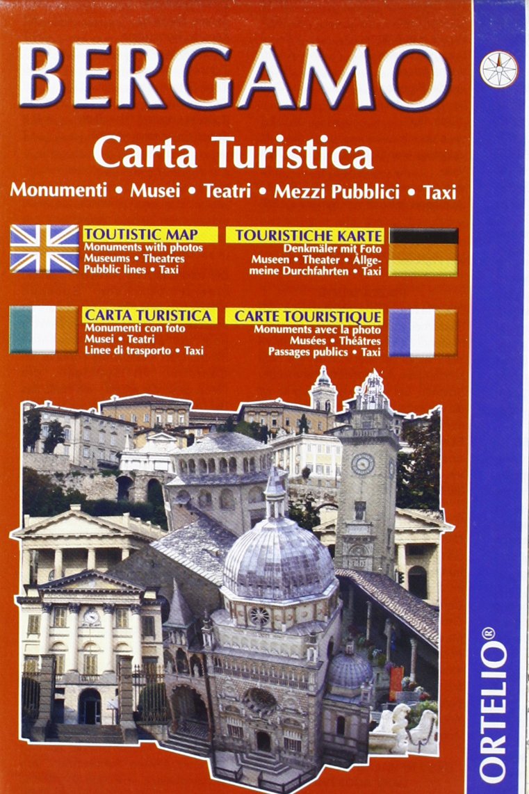 Bergamo. Carta turistica Leisure, Home & Garden