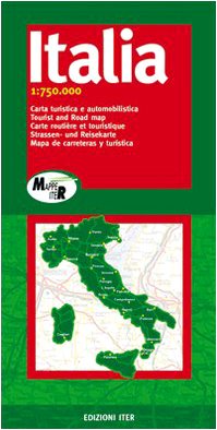 Italia. Carta turistica e automobilistica 1:750.000 (Mappe Iter) Leisure, Home & Garden