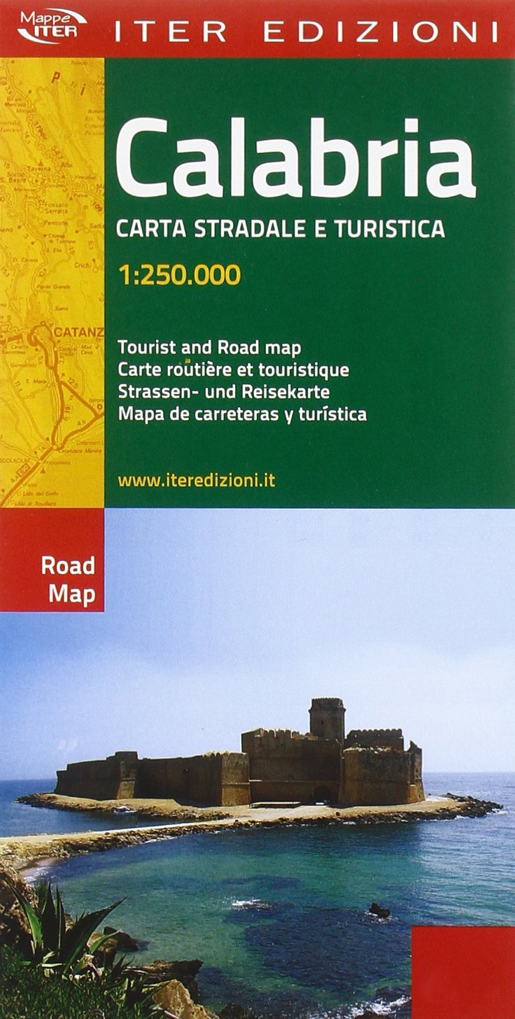 Calabria. Carta turistica e automobilistica 1:250.000 book