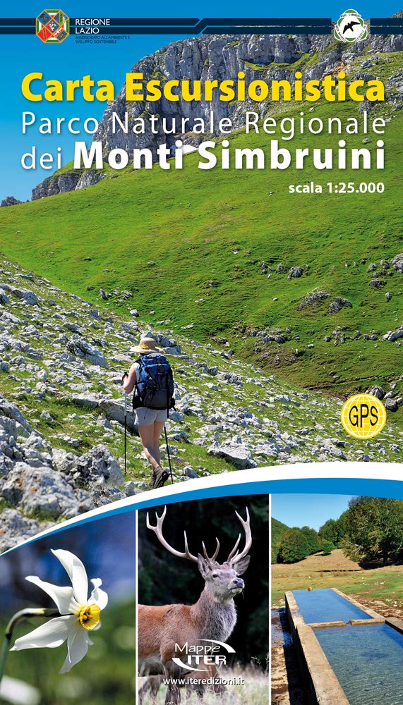 Carta escursionistica Parco naturale regionale dei monti Simbruini 1:25.000 book