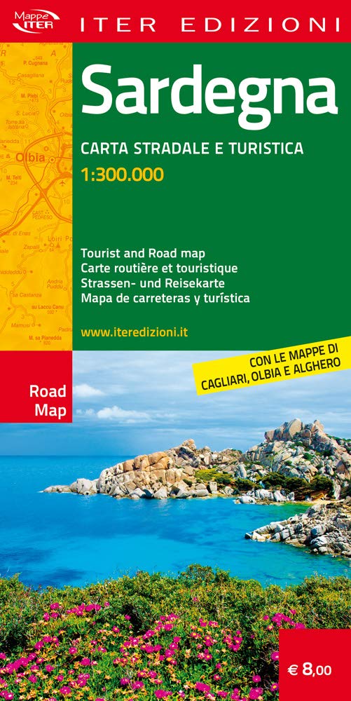 Sardegna. Carta stradale e turistica antistrappo 1:300.000. Ediz. italiana, inglese, francese, tedesca, spagnola book
