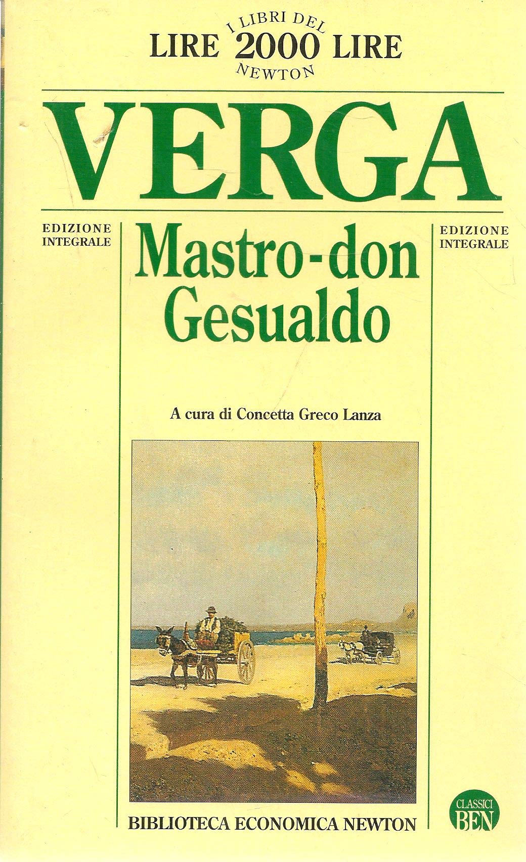 Mastro-don Gesualdo (Biblioteca economica Newton) Classics
