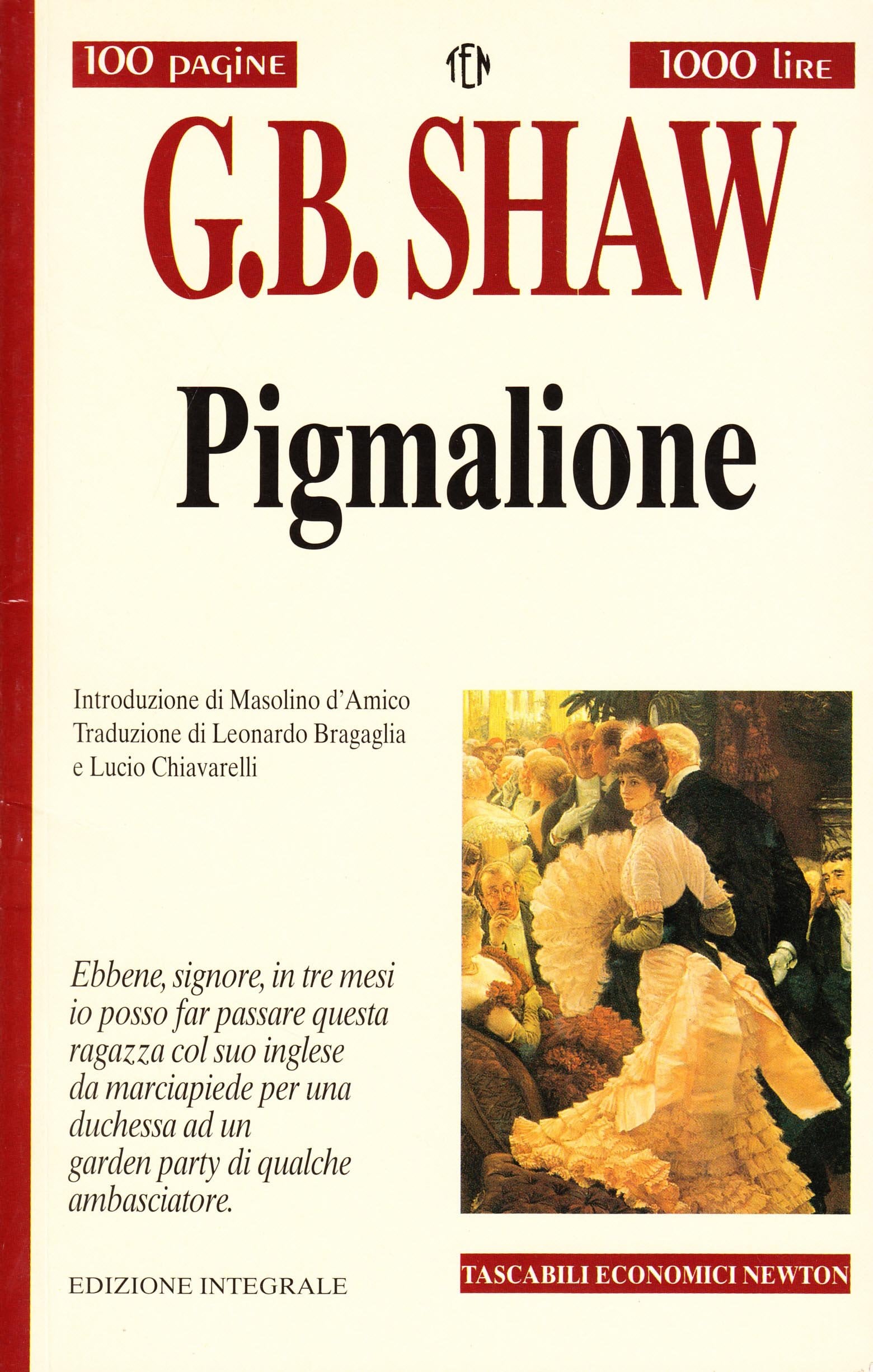 Pigmalione (Tascabili economici Newton) Drama