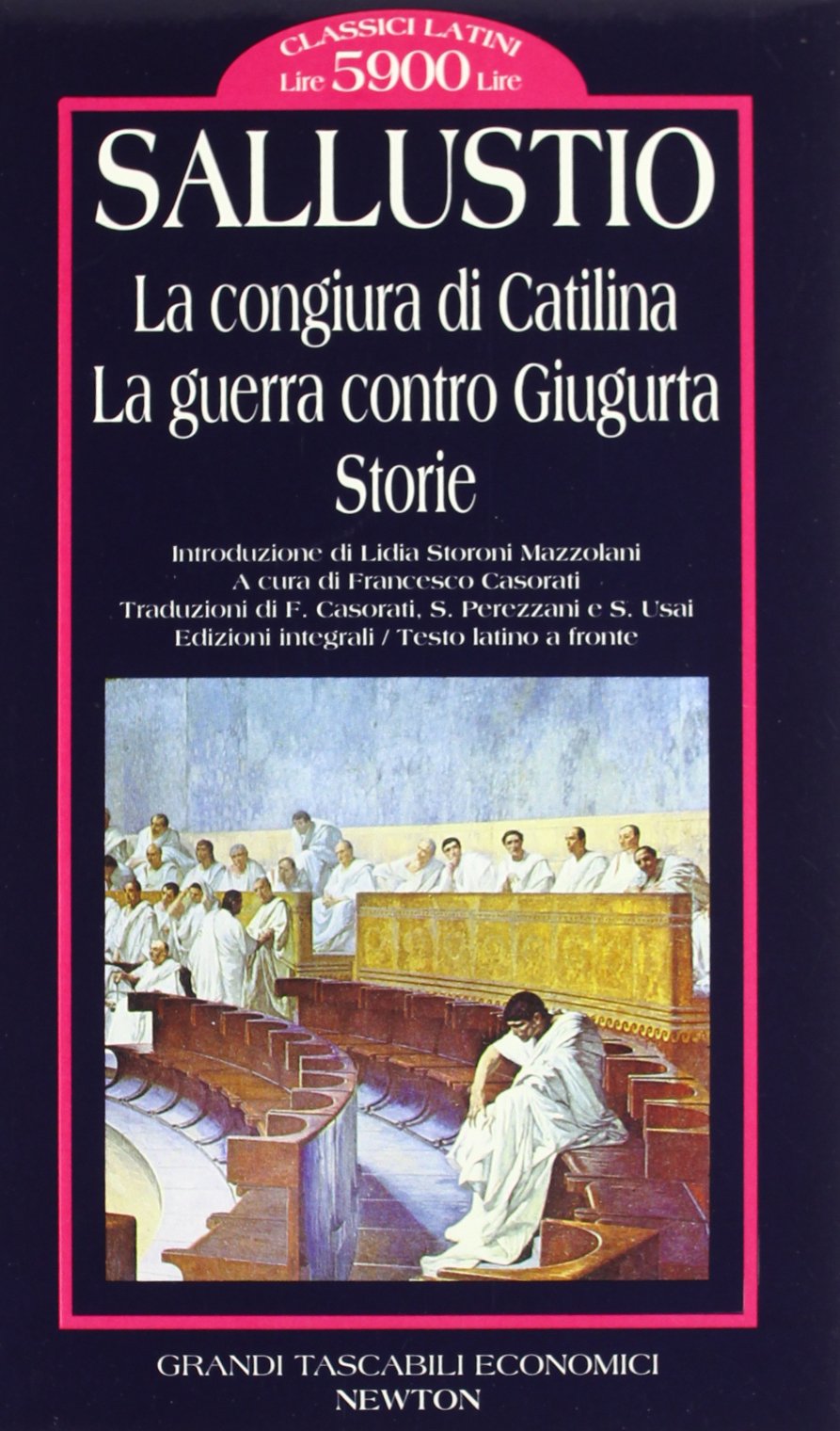 La congiura di Catilina-La guerra contro Giugurta-Storie. Testo latino a fronte (Grandi tascabili economici) Historical Fiction