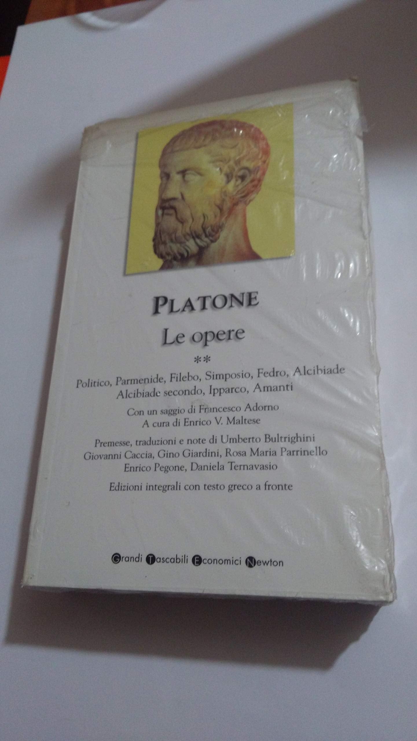 Le opere. Testo greco a fronte. Politico-Parmenide-Filebo-Simposio-Fedro-Alcibiade-Alcibiade secondo-Ipparco-Amanti (Vol. 2) (Grandi tascabili economici) Philosophy