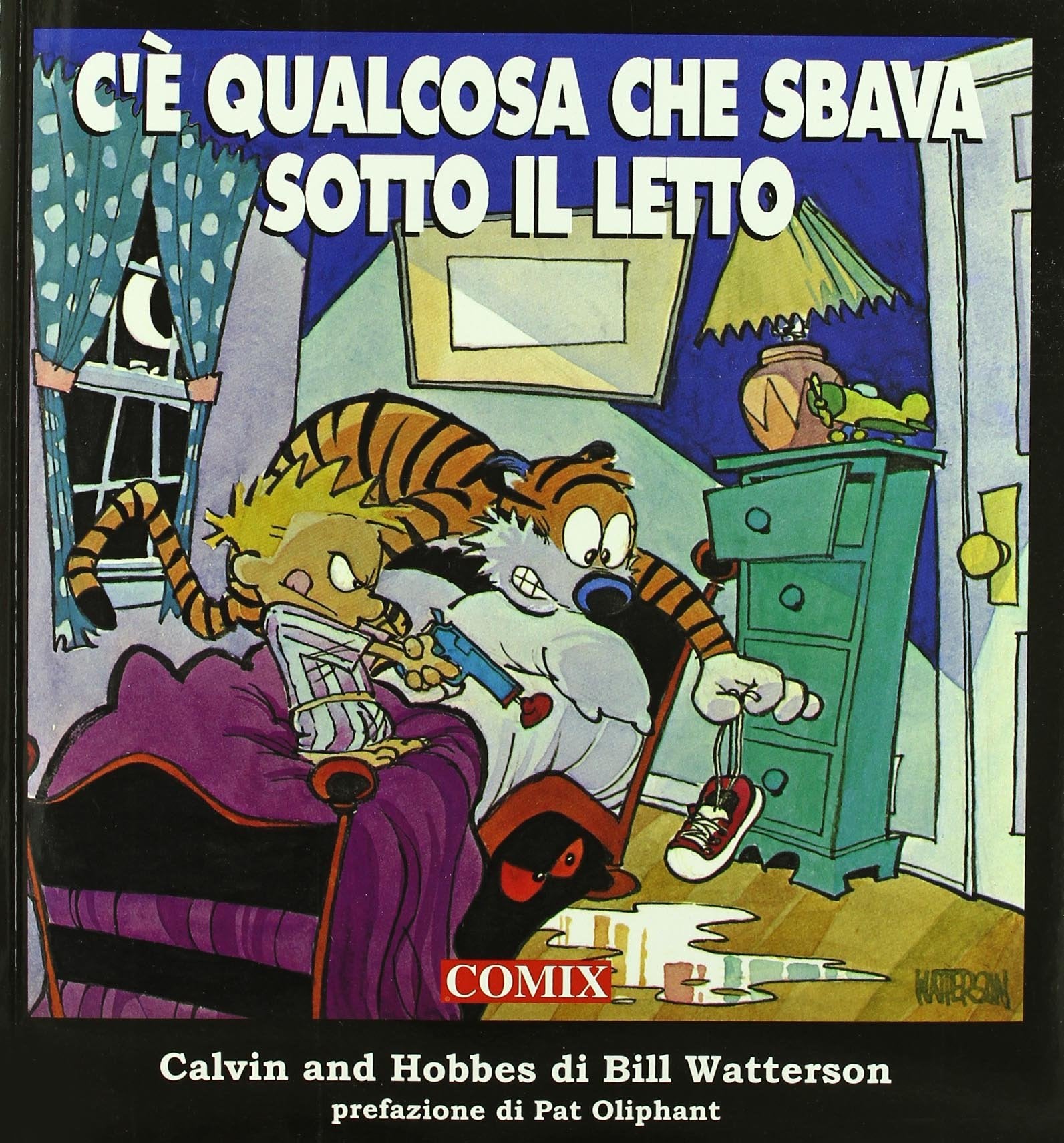C'è qualcosa che sbava sotto il letto. Calvin and Hobbes Manga