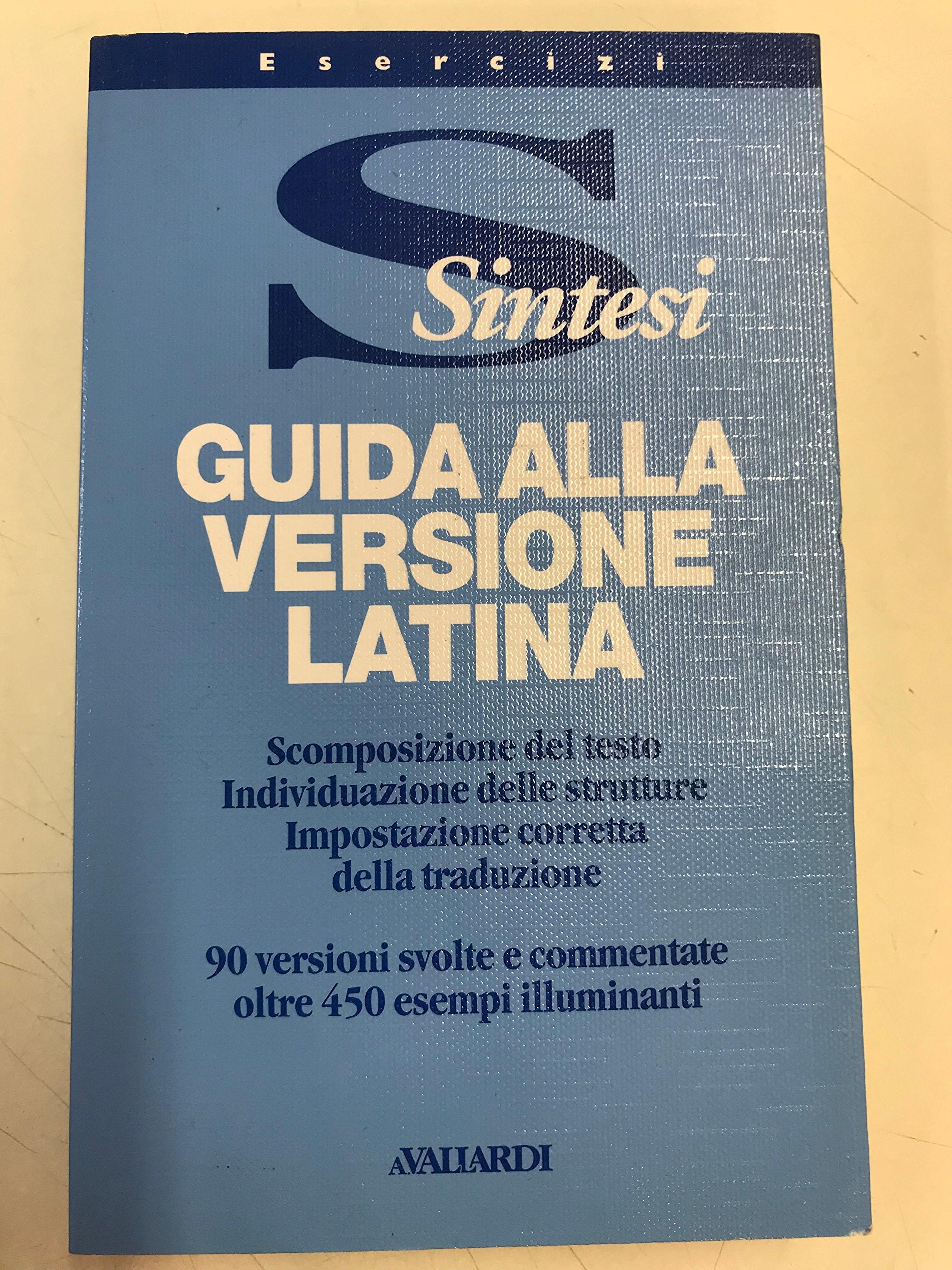 Guida alla versione latina (Sintesi) Professional & Reference Books