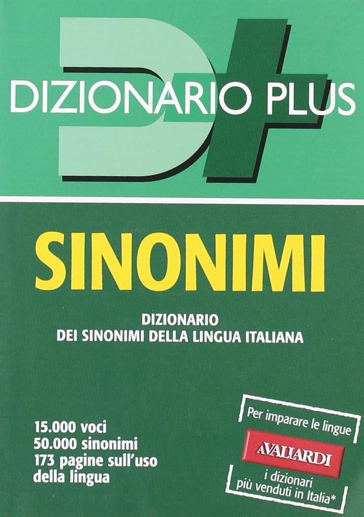 Dizionario sinonimi della lingua italiana (Dizionari plus) Social Sciences