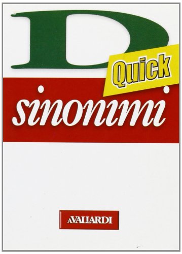 Dizionario sinonimi della lingua italiana (Dizionari tascabili quick) Reference Books