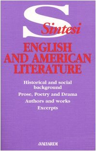 English and american literature. Nineteenth and twentieth century book