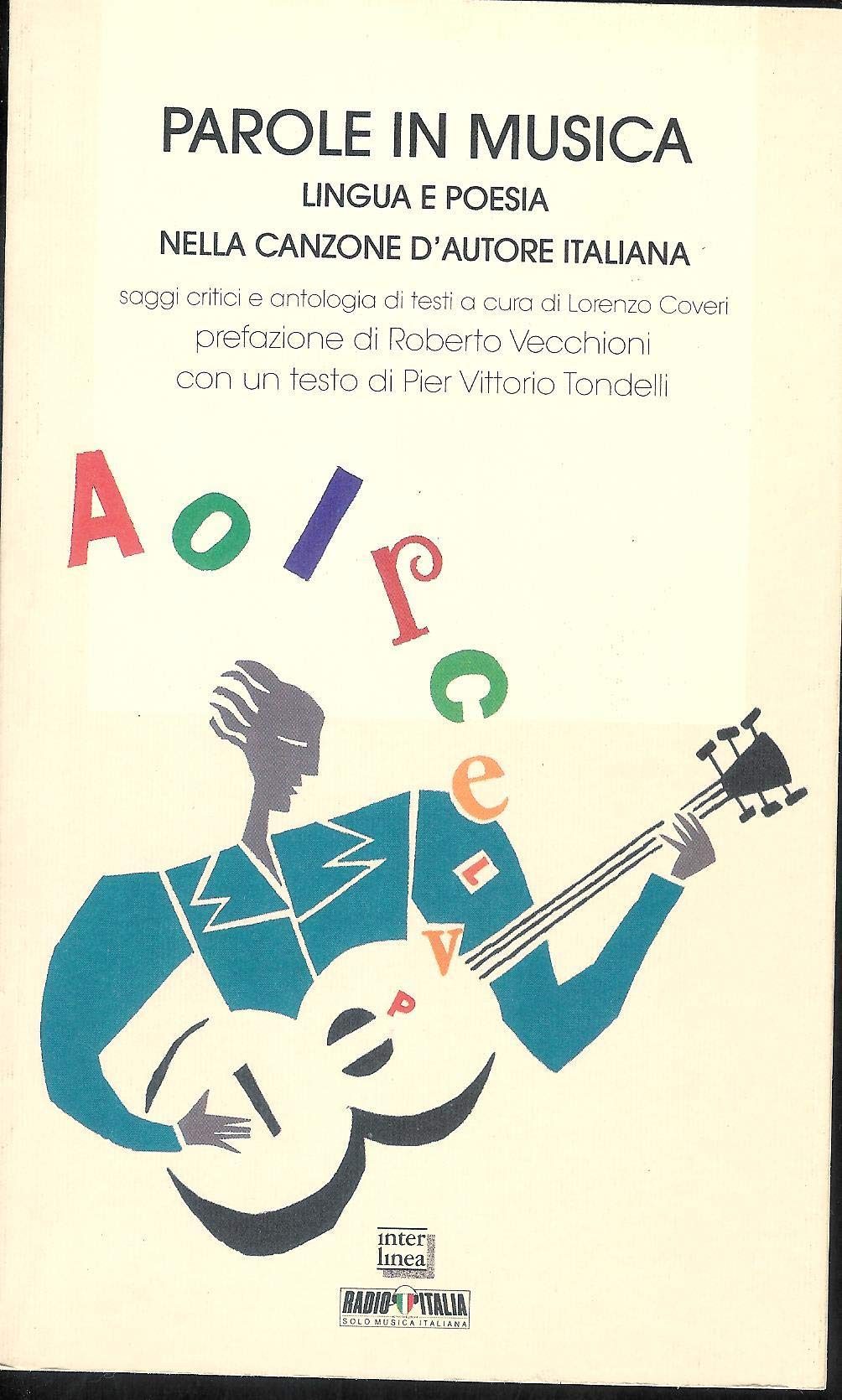 Parole in musica. Lingua e poesia nella canzone d'autore italiana (Biblioteca Centro novarese studi lett.) Sheet Music