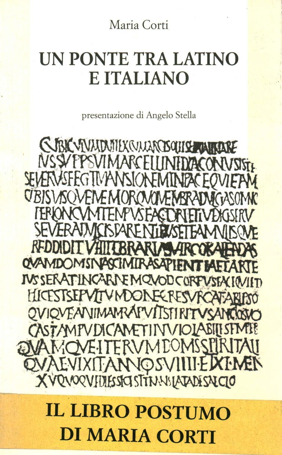 Un ponte tra latino e italiano (Biblioteca di Autografo) Social Sciences