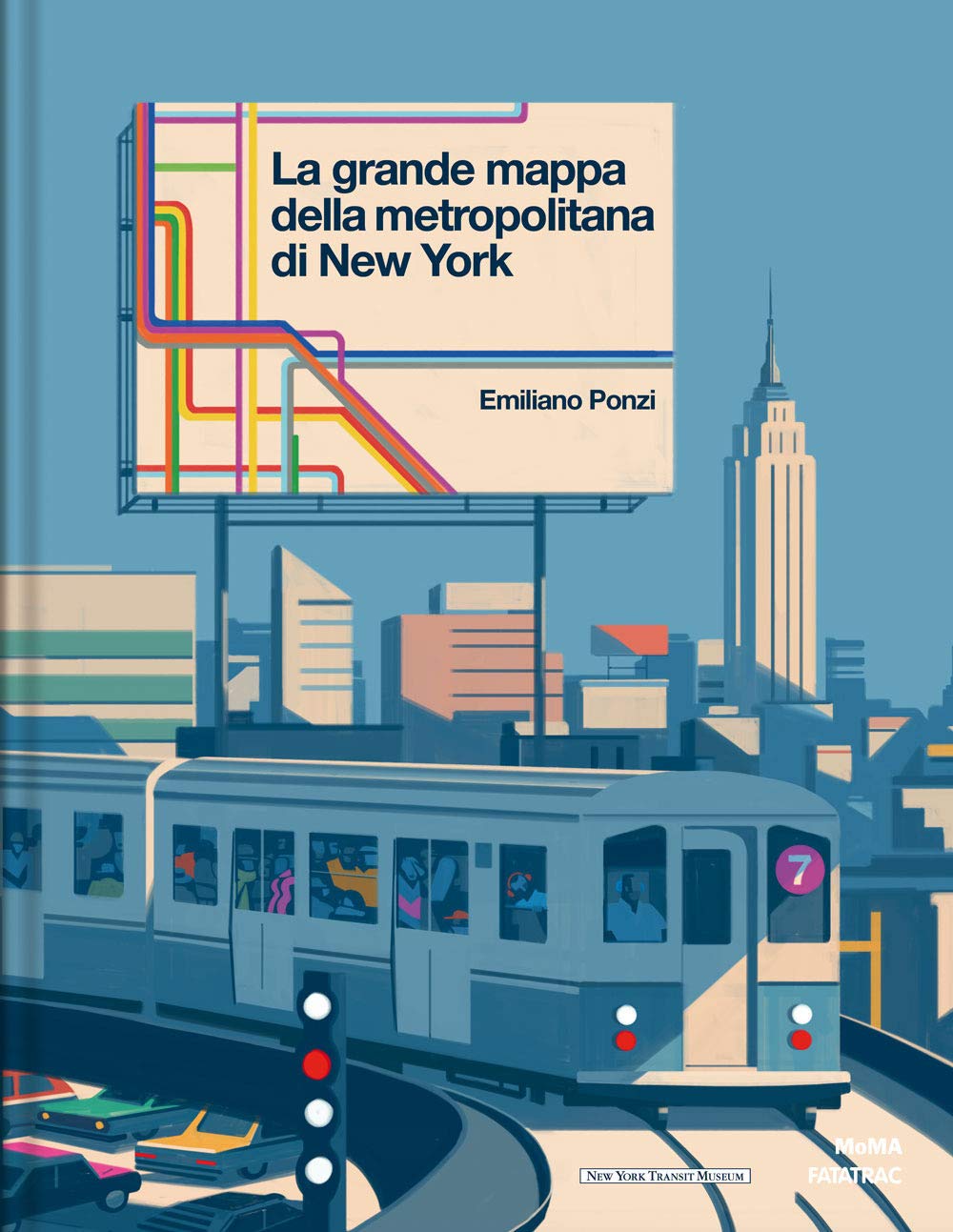 La grande mappa della metropolitana di New York. Ediz. a colori book