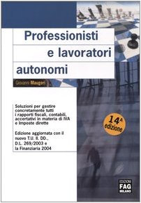 Professionisti e lavoratori autonomi book