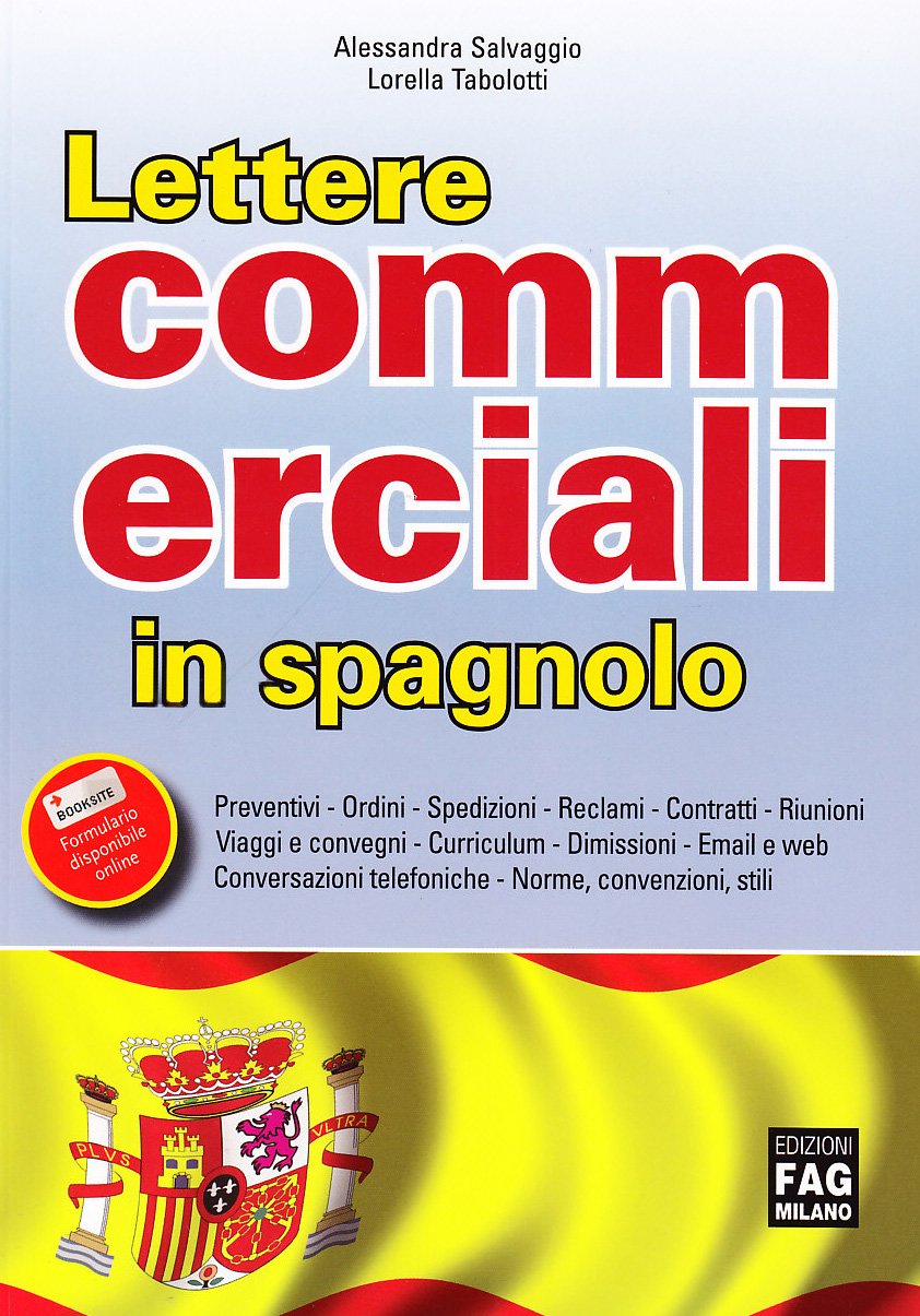 Lettere commerciali in spagnolo book