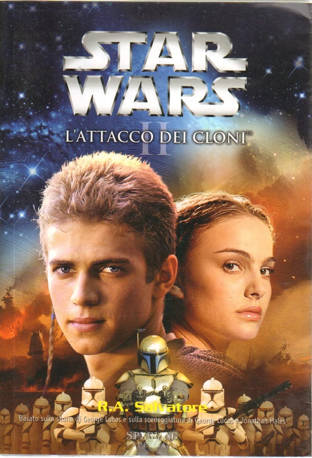 L'attacco dei cloni. Episodio II. Star Wars book