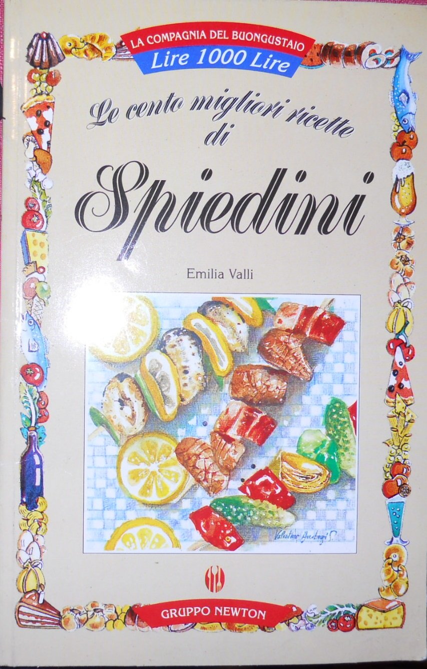 Le cento migliori ricette di spiedini book