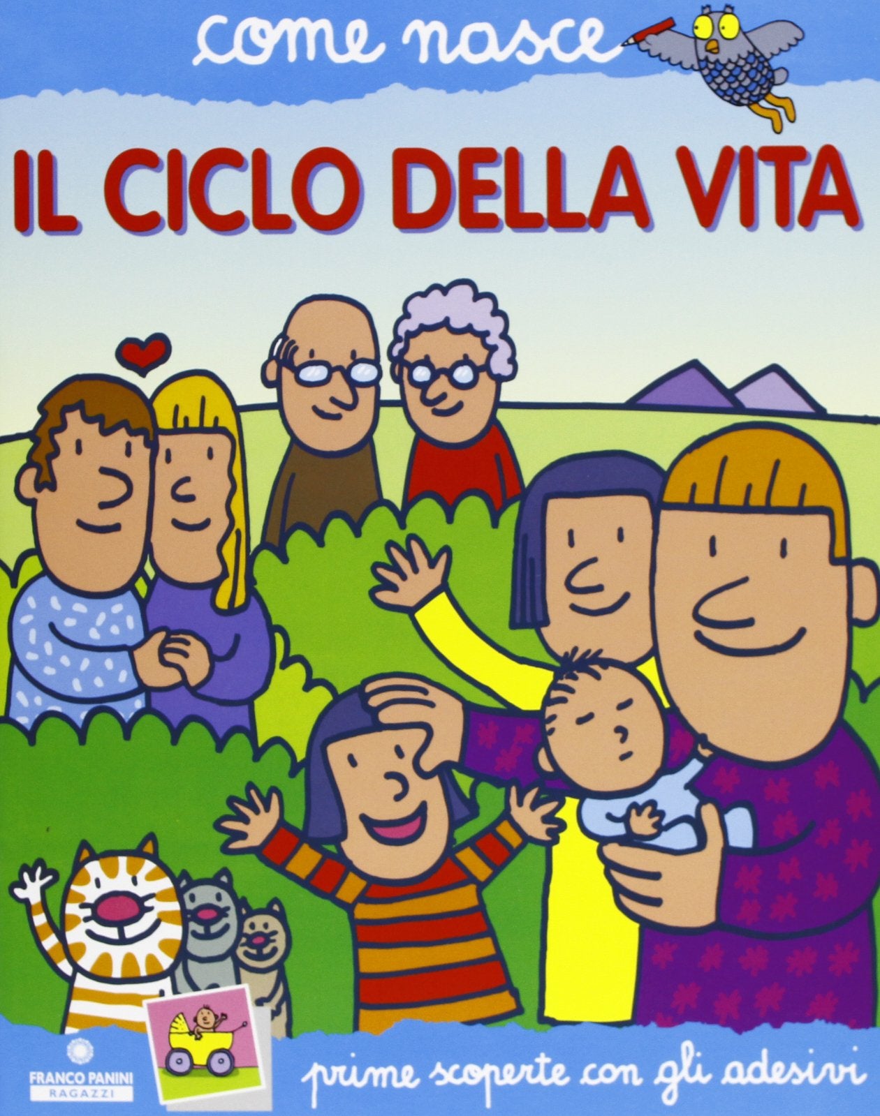 Il ciclo della vita. Con adesivi book