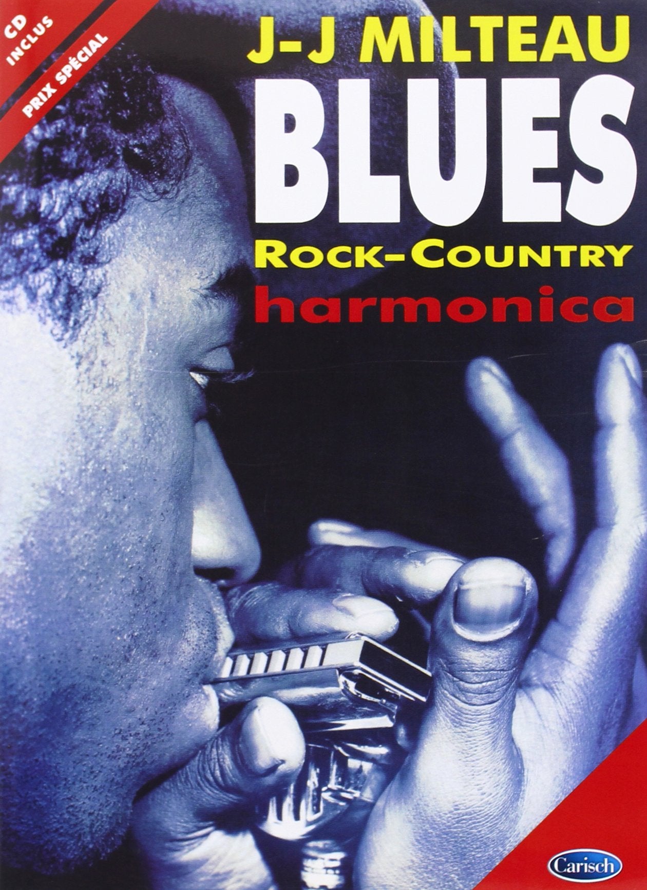 Milteau Jean-Jacques Blues Rock-Country Harmonica Harm Book/Cd French Sheet Music