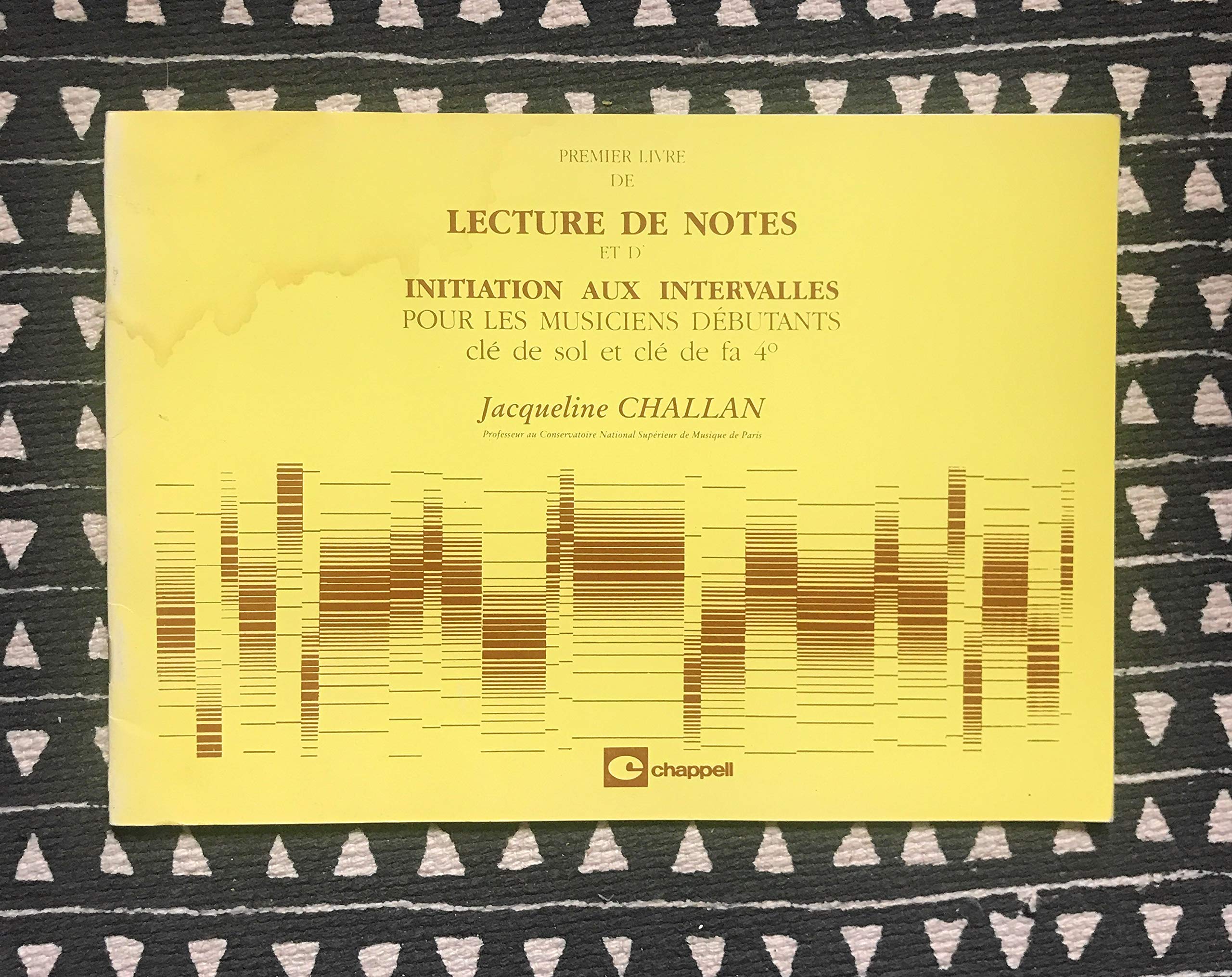 Premier livre de lecture de notes et d'Initiation aux intervalles pour les musiciens débutants - clé de sol et de fa 4° book