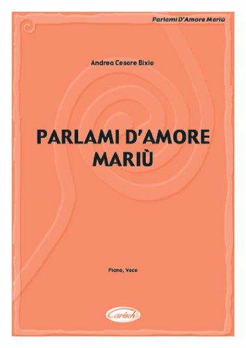 Parlami d’amore Mariù. Für Klavier & Gesang Sheet Music