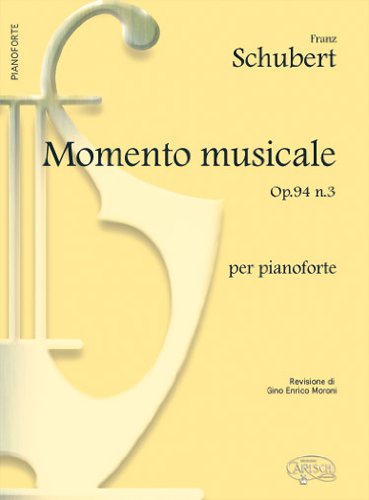 CARISCH SCHUBERT FRANZ - MOMENTO MUSICALE OP.94 N°3 - PIANO Klassische Noten Klavier Music