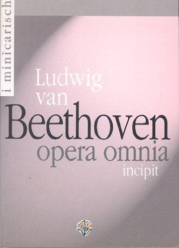 Opera omnia (incipit). Ediz. italiana, inglese, spagnola, francese e tedesca (Mini Carisch) Sheet Music