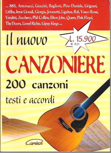 Il nuovo canzoniere. 200 canzoni. Testi e accordi Sheet Music
