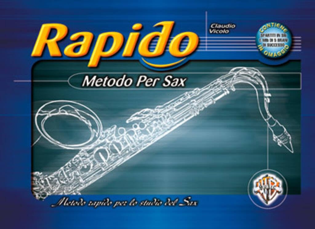 Claudio vicolo: rapido metodo per sax book