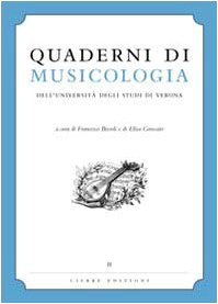 Quaderni di Musicologia dell'università degli studi di Verona book