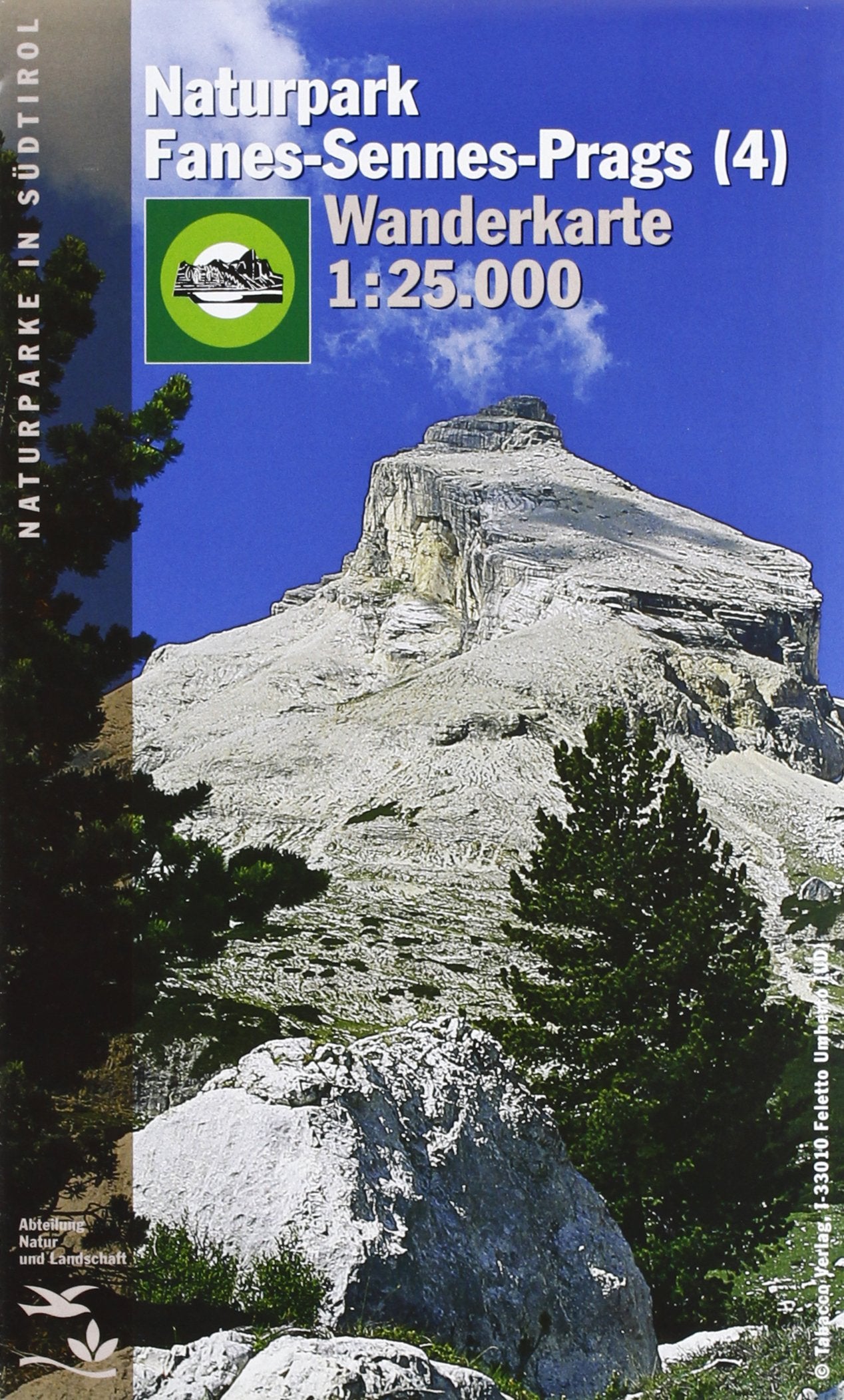 Tabacco Wandern 1 : 25 000 Naturpark Fanes-Sennes (4) Leisure, Home & Garden