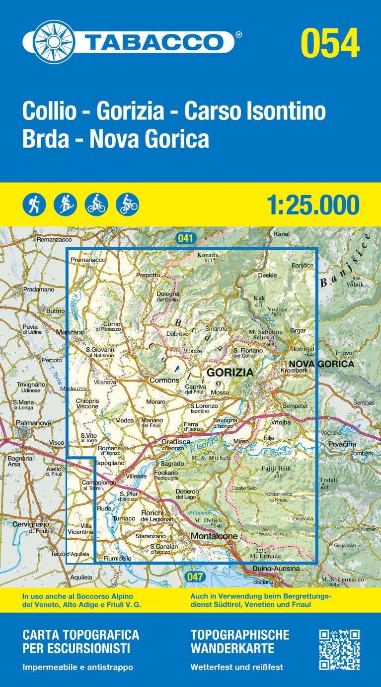54 Collio- Brda Gorizia - Carso Isntino: 1:25000 (Carte topografiche per escursionisti, Band 54) Leisure, Home & Garden