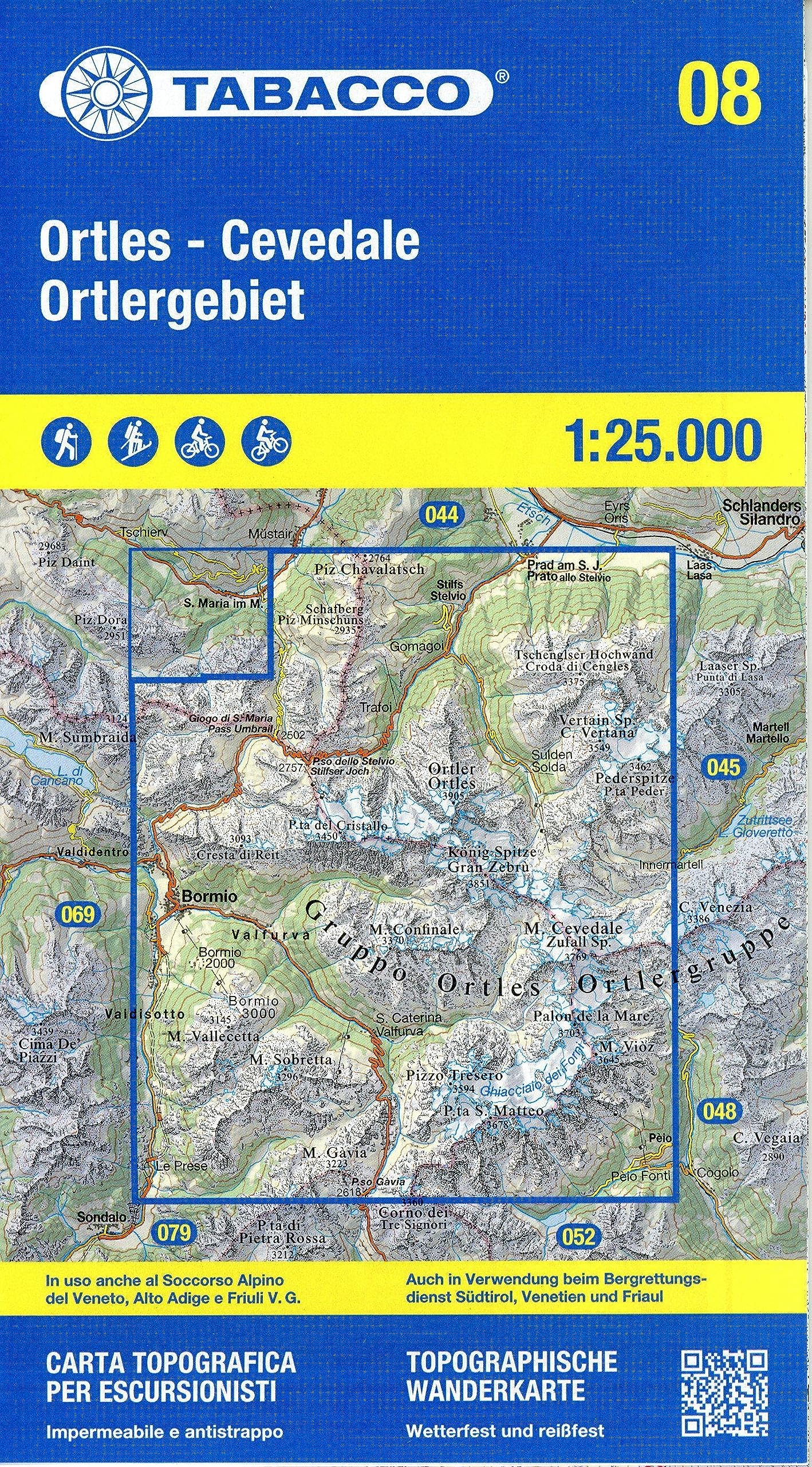 Tabacco Wandern Ortlergebiet 1:25000 Leisure, Home & Garden