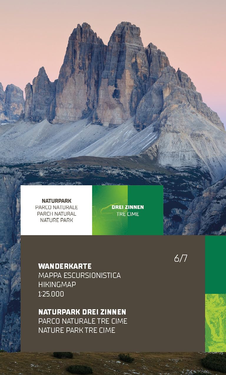 Nationalpark Drei Zinnen: 1:25000 (Carta escursionistica in scala 1:75.000) Leisure, Home & Garden