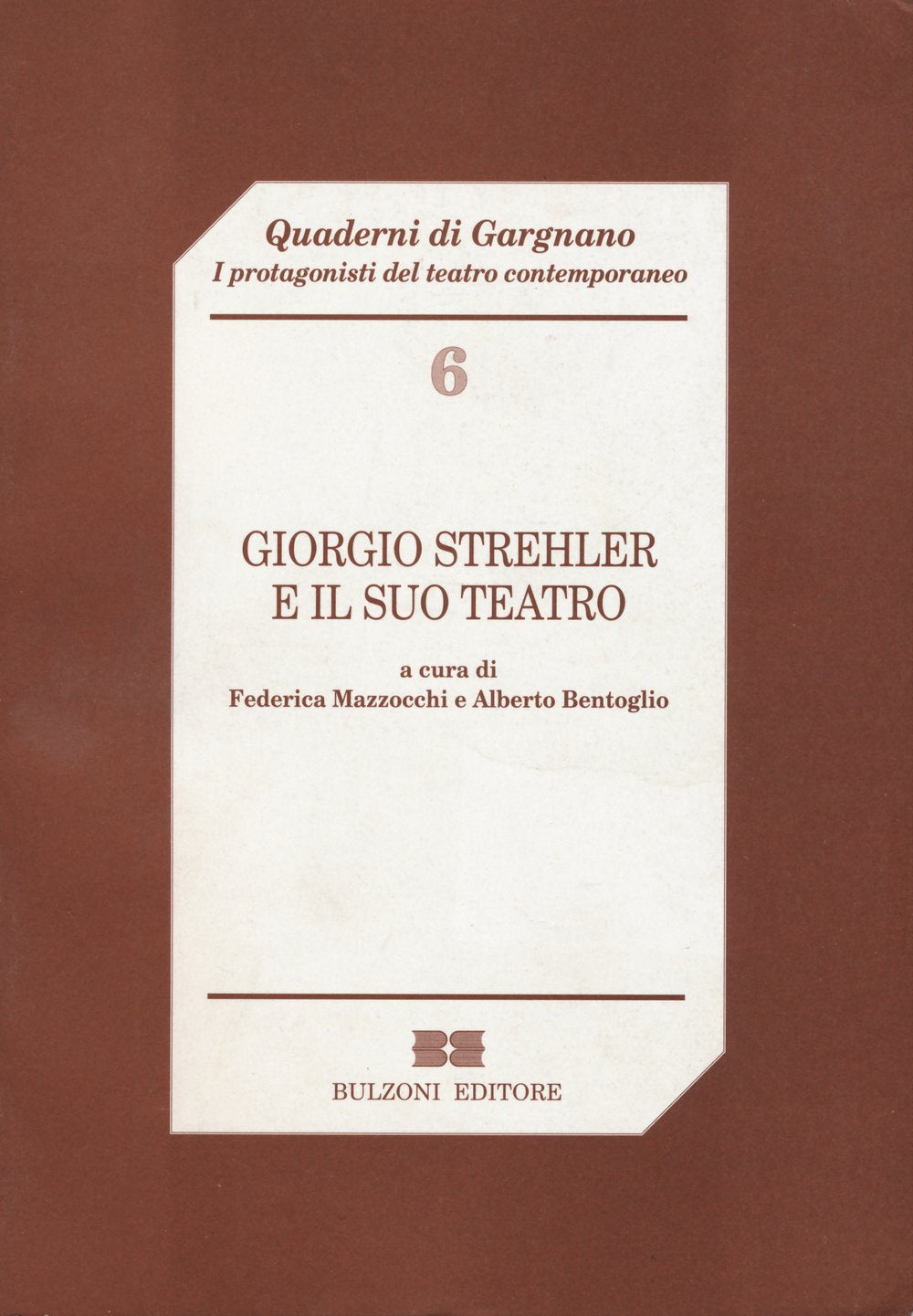 Giorgio Strehler E Il Suo Teatro cd