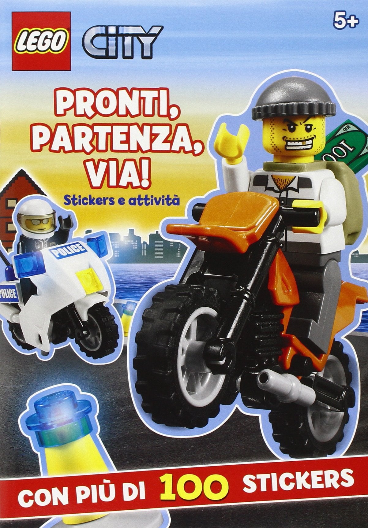 Pronti, partenza, via! Lego City. Con adesivi. Ediz. illustrata book