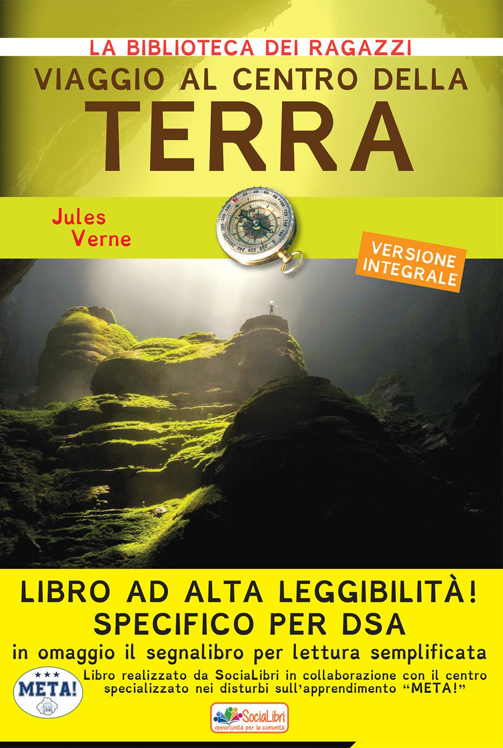 Viaggio al centro della terra. Ediz. ad alta leggibilità. Specifico per DSA book
