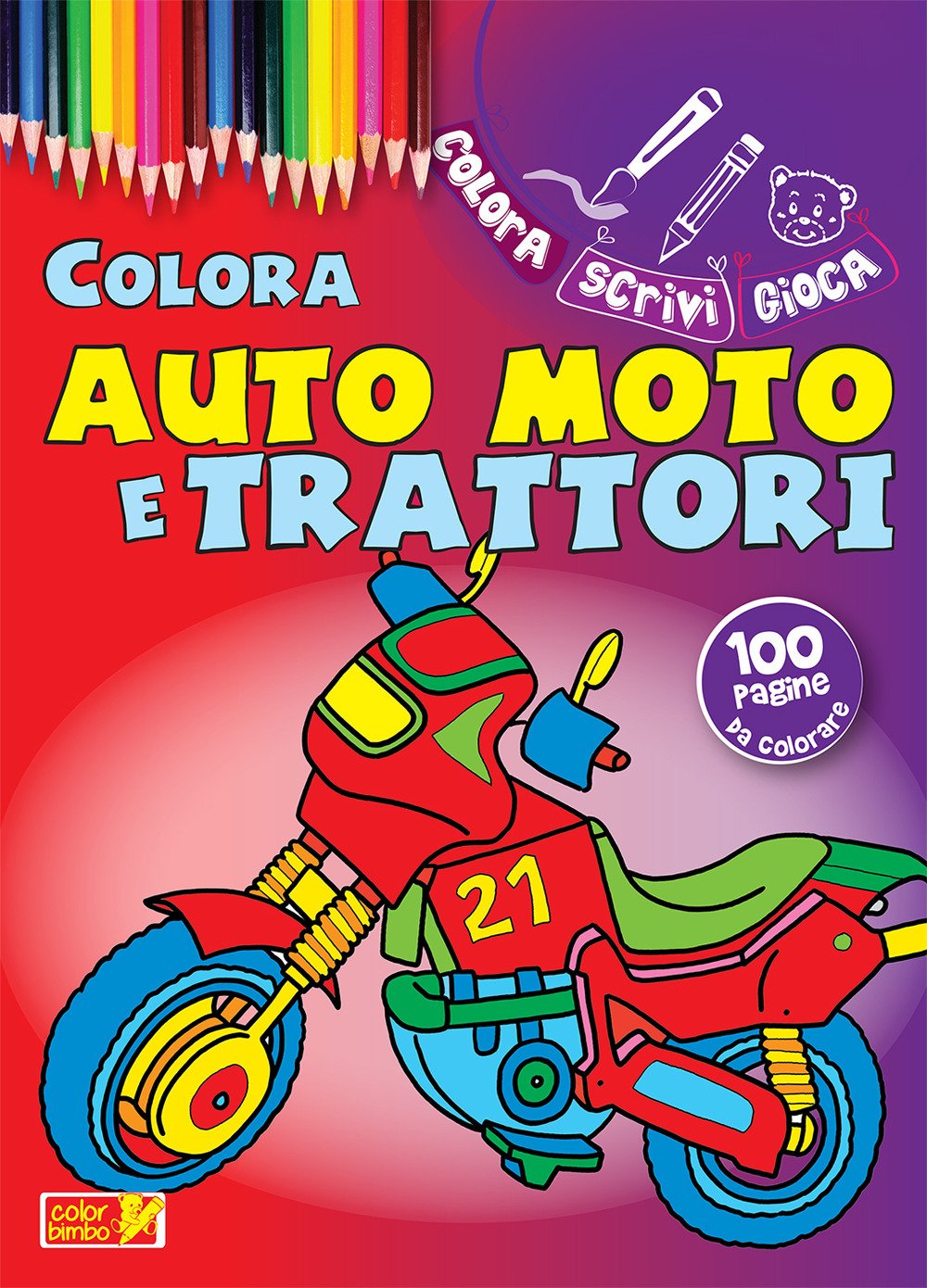 Colora auto, moto e trattori Non-fiction
