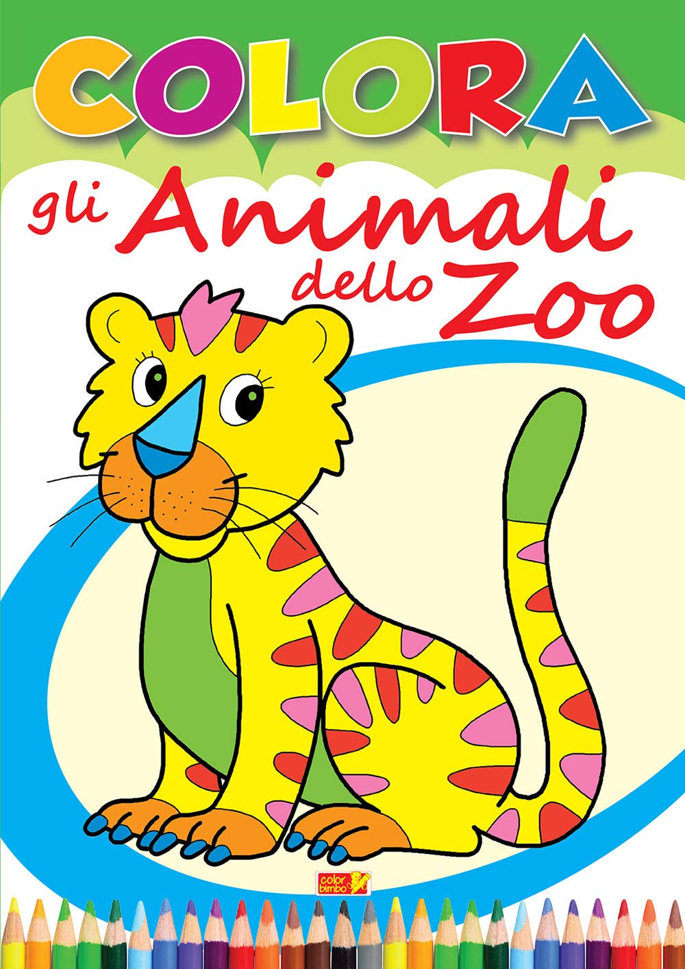 Colora gli animali dello zoo. Ediz. illustrata book